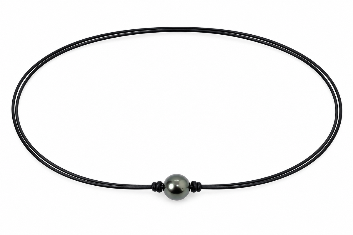 DANTE'S – pánský náhrdelník s raritní tahitskou perlou AA+ 13 mm